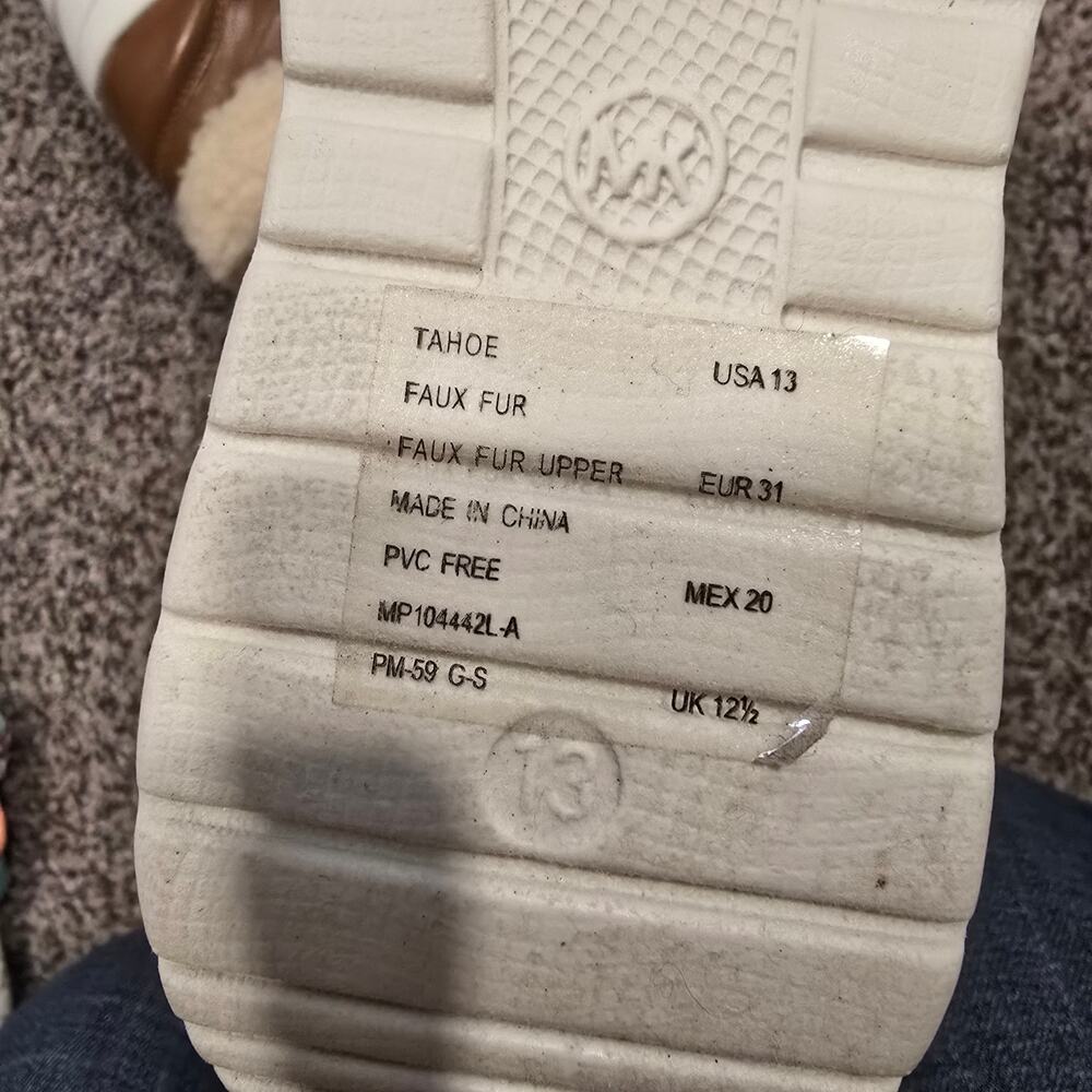 Little Girl Michael Michael Kors Tahoe Wedge Booties | Size 13 - Picture 8 of 8
